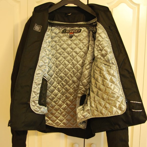 Icon Konflict Textile Motorcycle Jacket 2XL - Picture 4 of 4